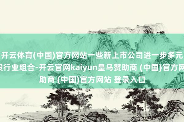 开云体育(中国)官方网站一些新上市公司进一步多元化和提高H股行业组合-开云官网kaiyun皇马赞助商 (中国)官方网站 登录入口